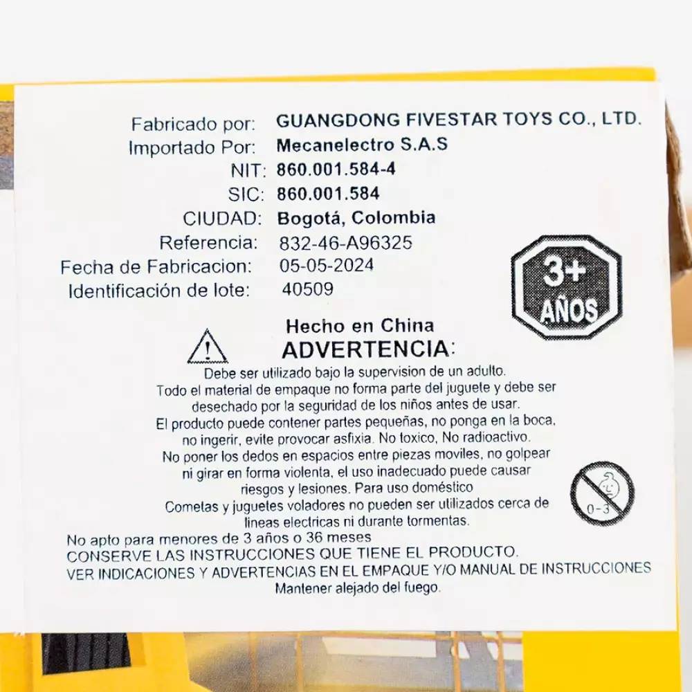 Carros Maypa Construccion 33X13Cm Amarillo 2 Ud Plastico