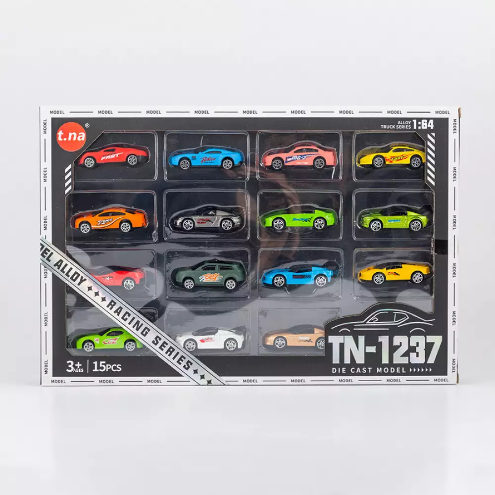 Carros Maypa Set 42X4Cm 15 Pz Plastico