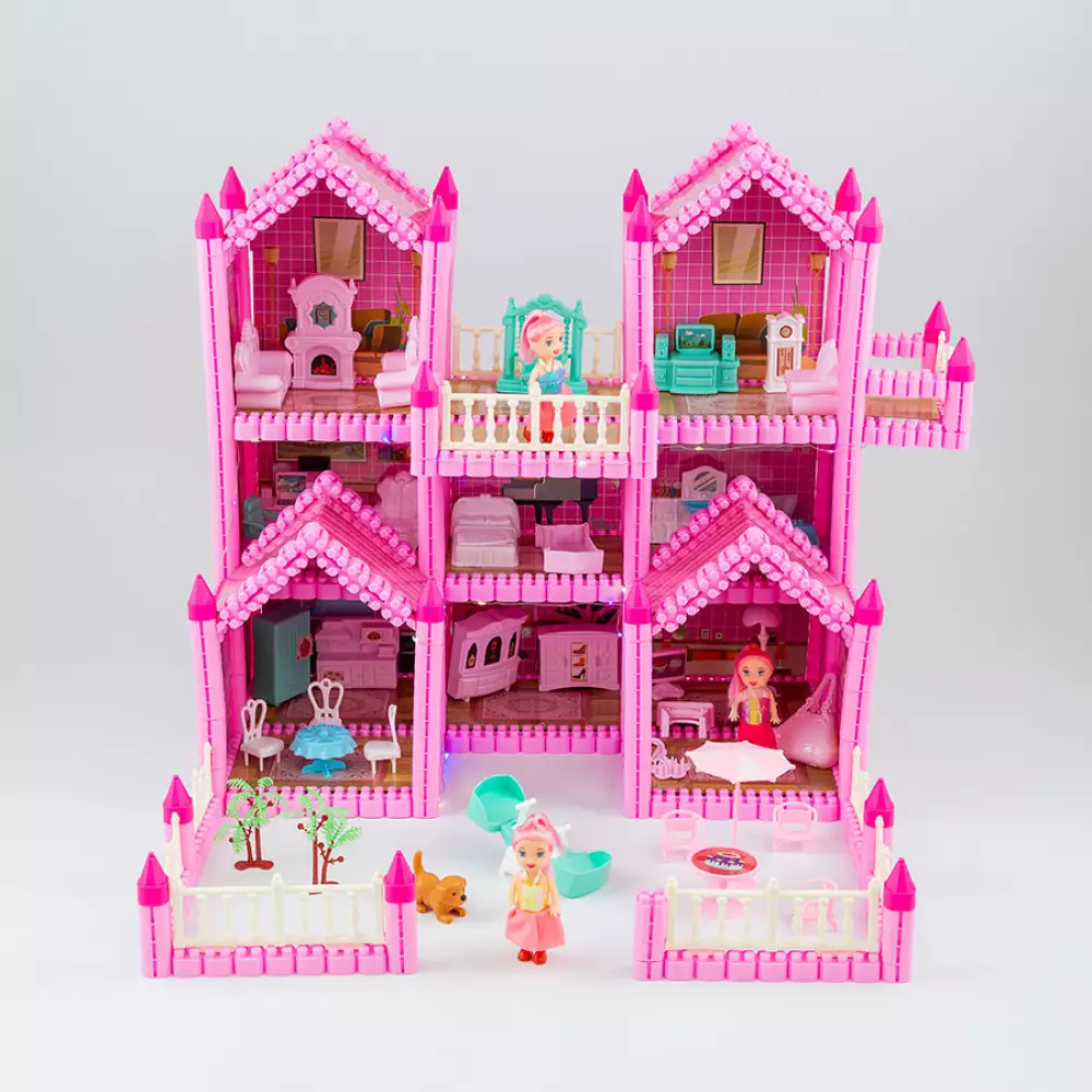 Casa Princesas Maypa 37X12Cm Rosa