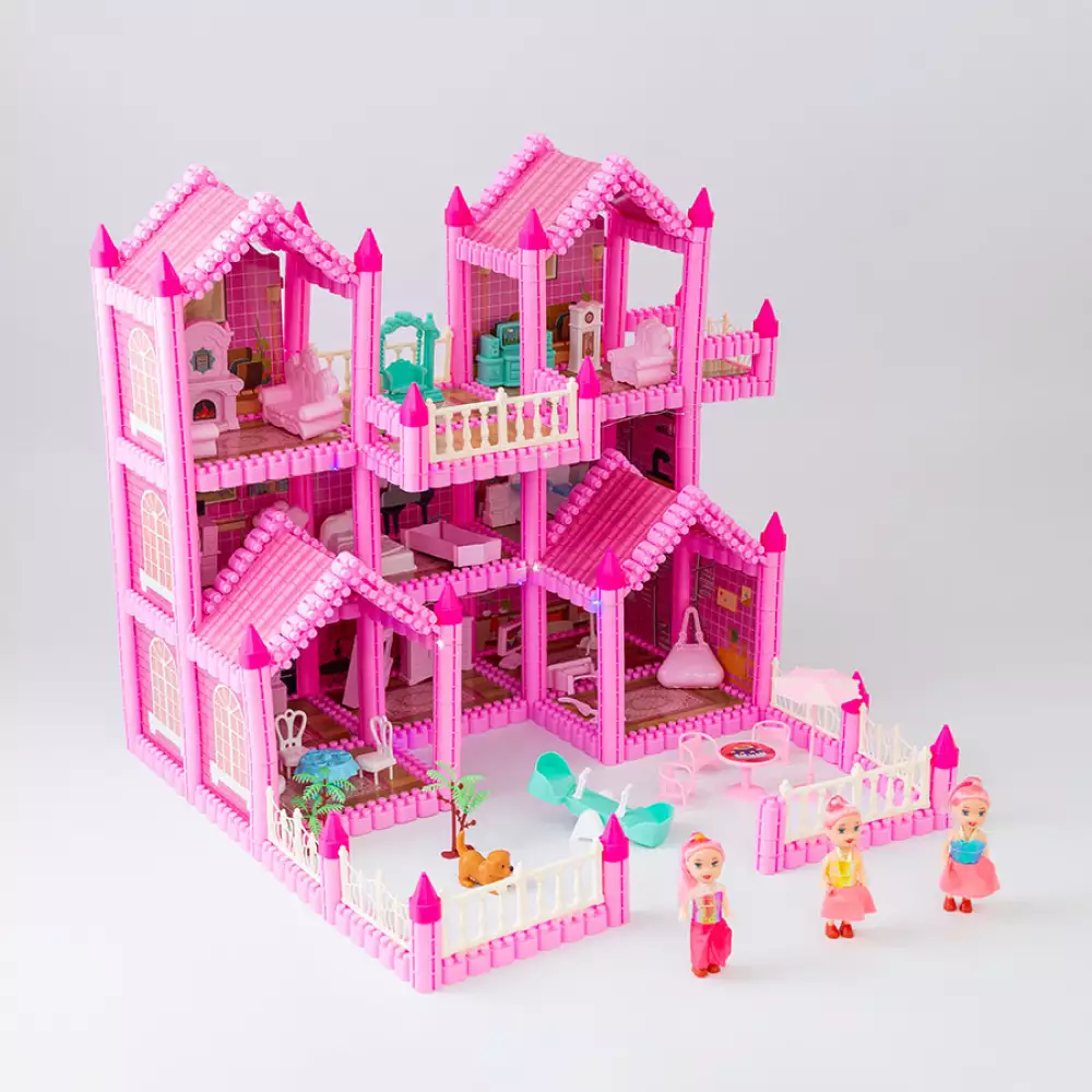 Casa Princesas Maypa 37X12Cm Rosa