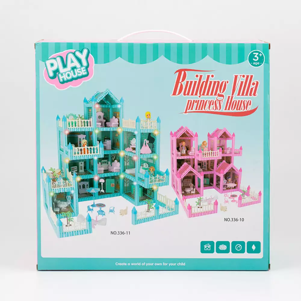 Casa Princesas Maypa 37X12Cm Rosa