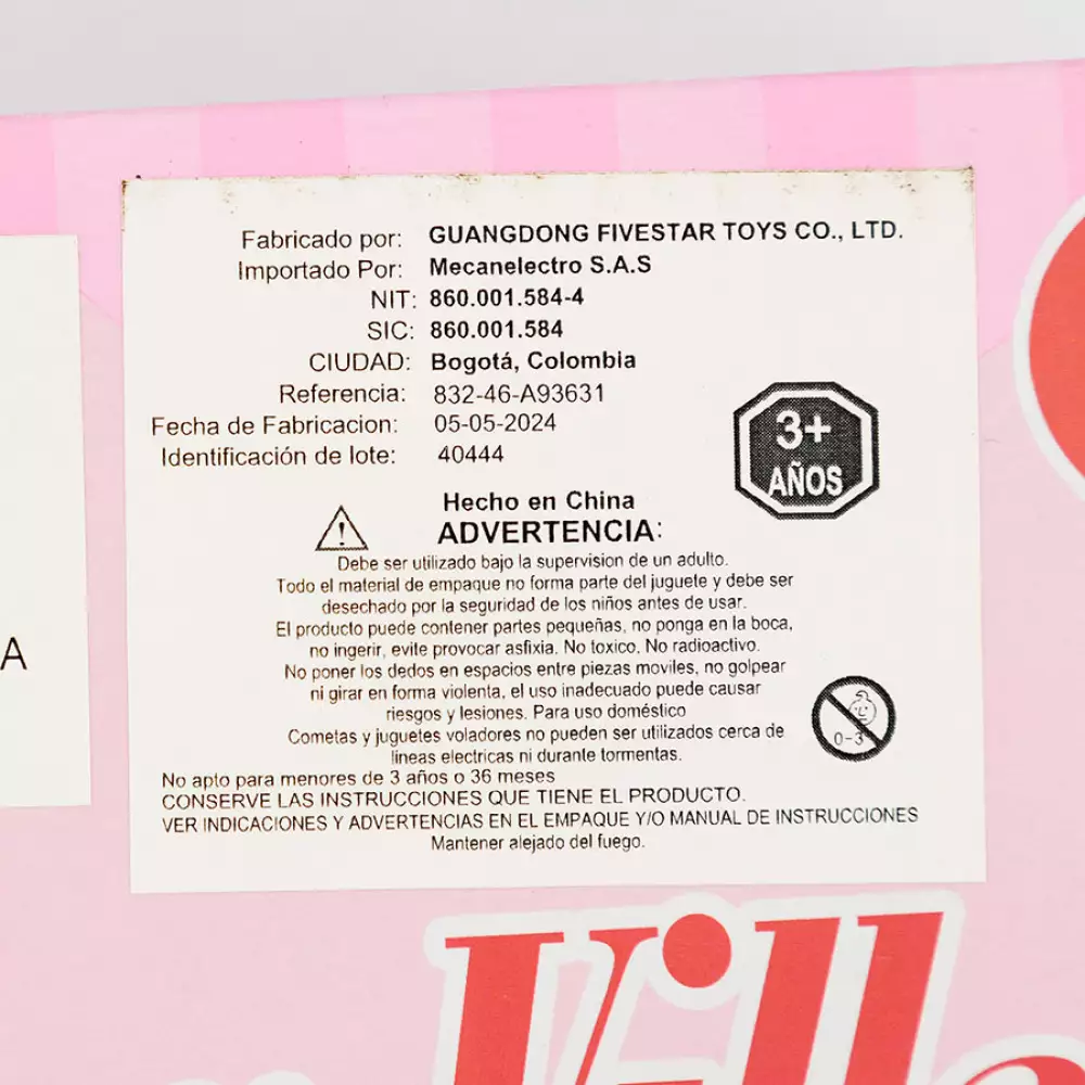 Casa Princesas Maypa 37X12Cm Rosa