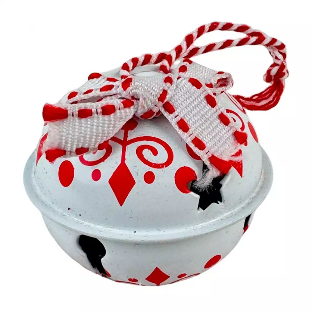 Cascabeles Santini 6X6Cm Rojo 16 Pz Hierro 130-2100012