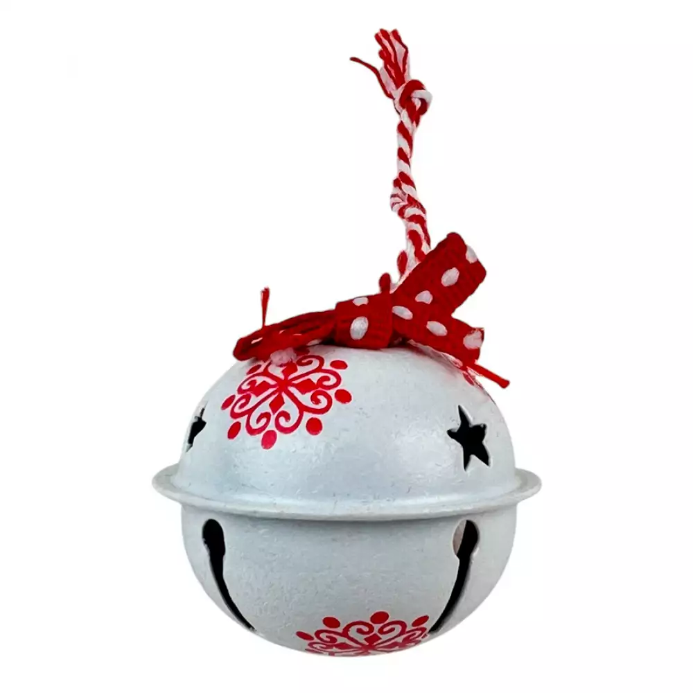 Cascabeles Santini 6X6Cm Rojo 16 Pz Hierro 130-2100012