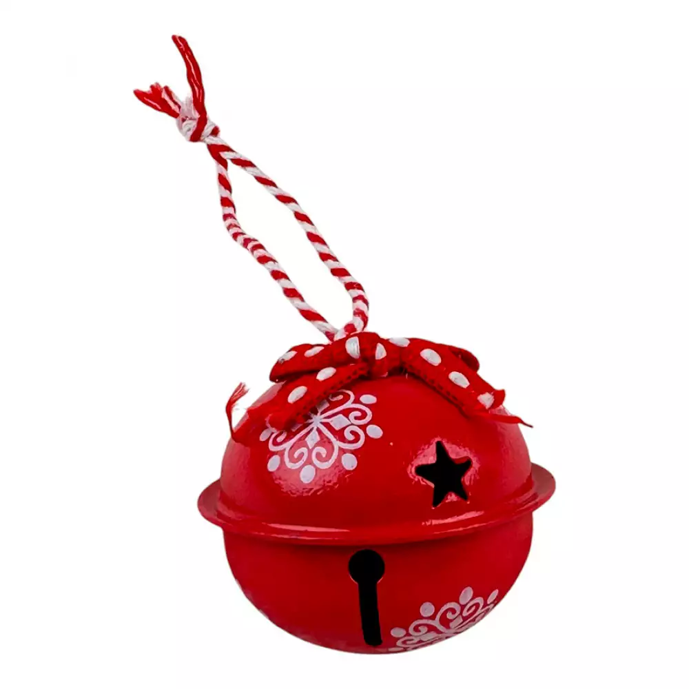 Cascabeles Santini 6X6Cm Rojo 16 Pz Hierro 130-2100012