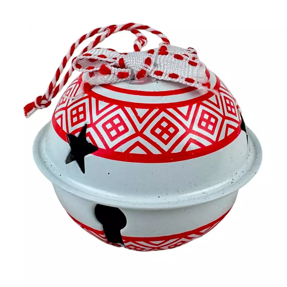 Cascabeles Santini 6X6Cm Rojo 16 Pz Hierro 130-2100012