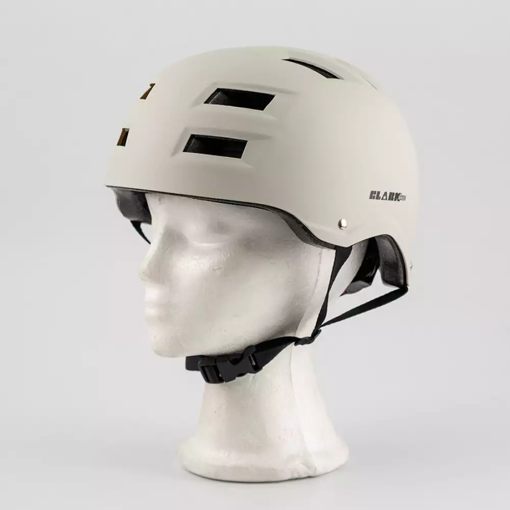 Casco Ciclismo Clark Talla M Blanco Poliester