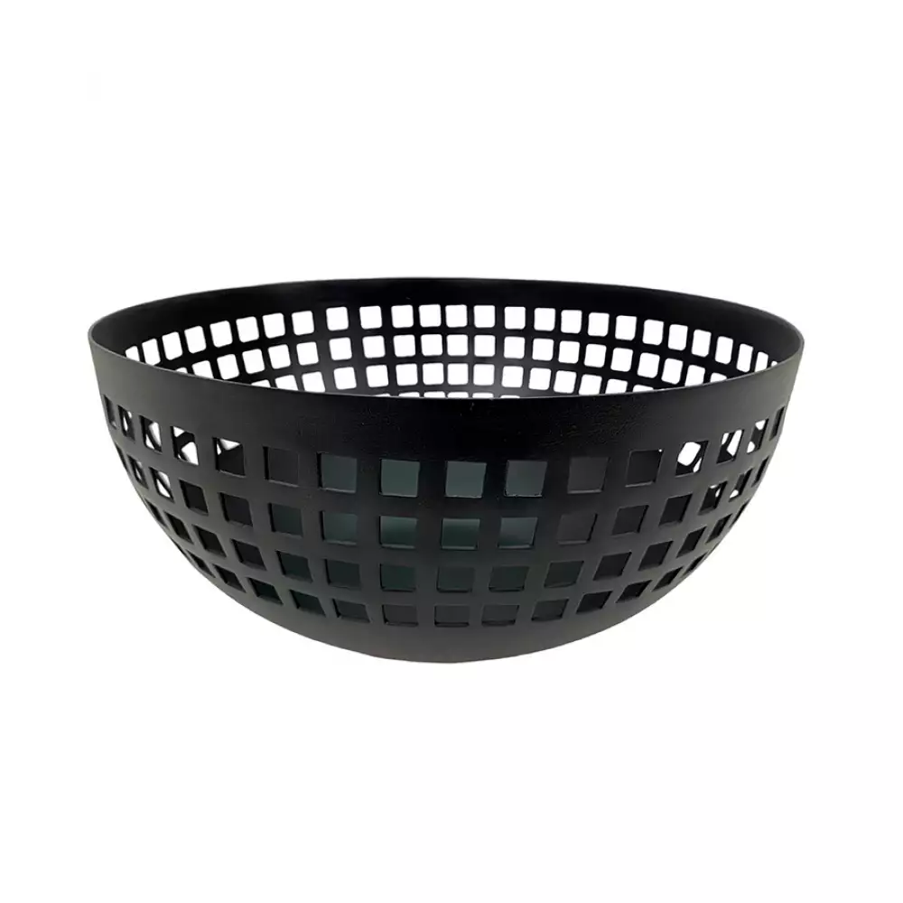 Centro De Mesa Concepts Monocromia 26X12X26Cm Negro Aluminio 42