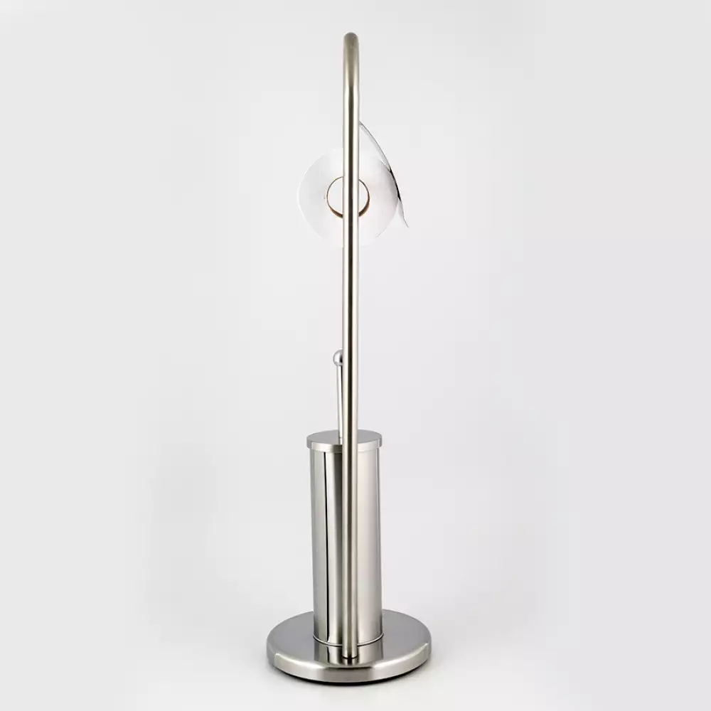 Cepillo Baño C80820070 Cromado Con Soporte Papel