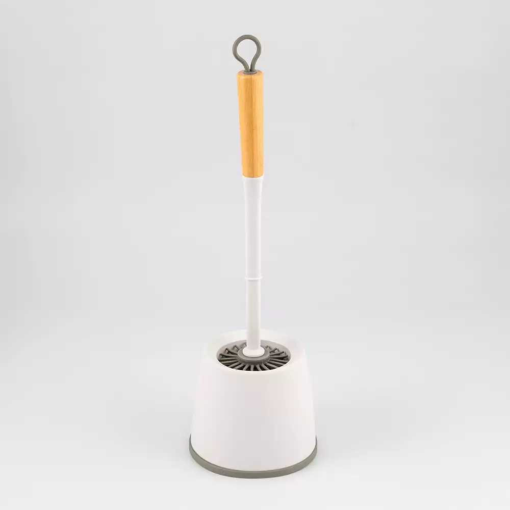 Cepillo Bano Expressions 43Cm Blanco Bambu Plastico 2322006