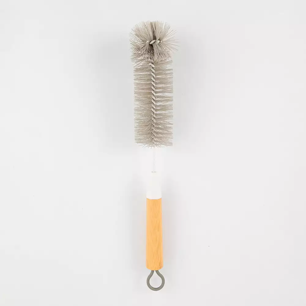 Cepillo Expressions Botella 37Cm Blanco Bambu Plastico 2321022