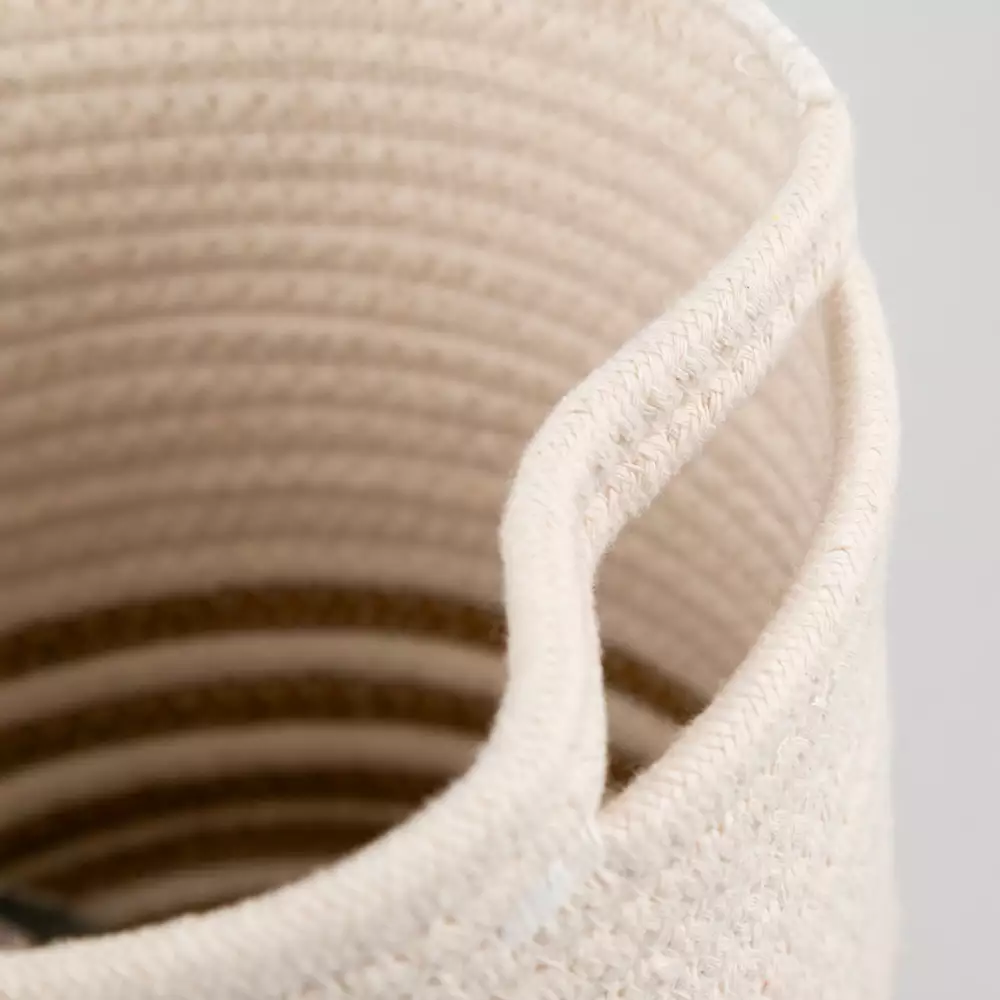 Cesta Decorativa Concepts Pequena Monocromia 20X20X20Cm Natural 0