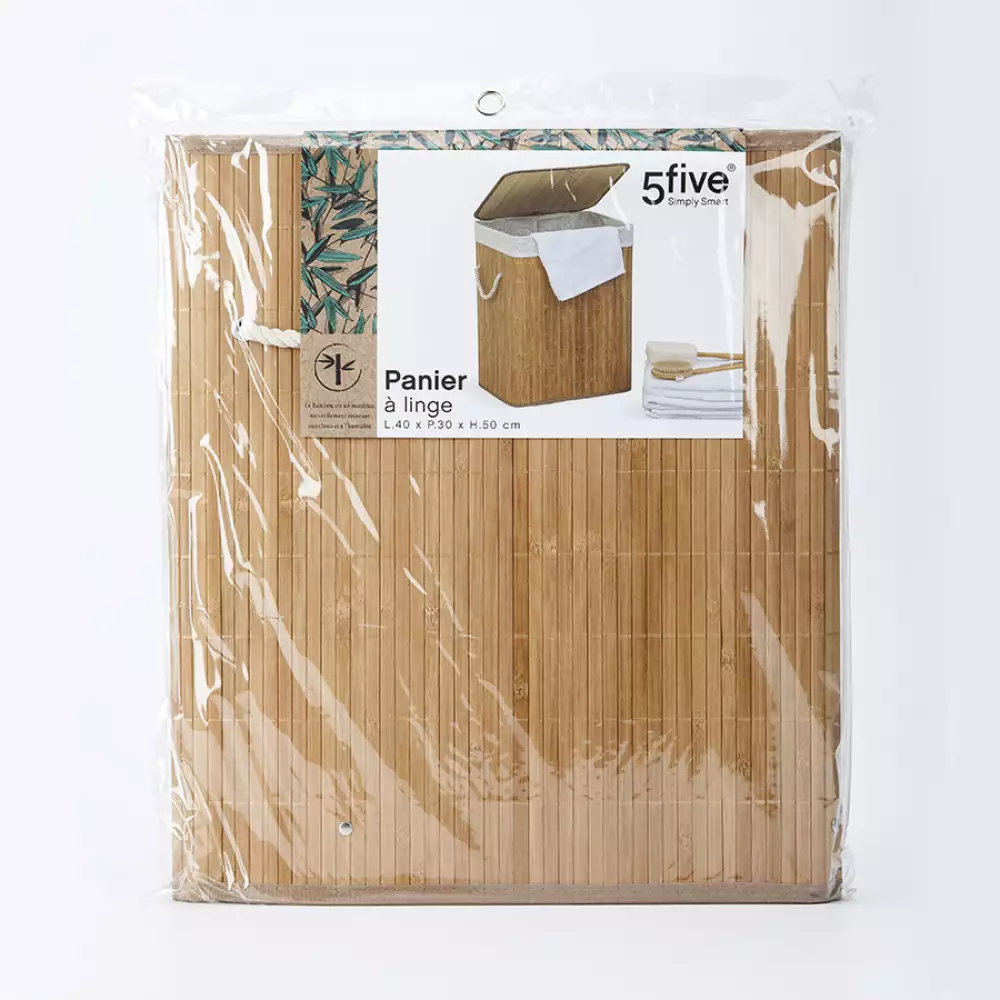 Cesta Ropa 5Five Atural Bam 161045AN