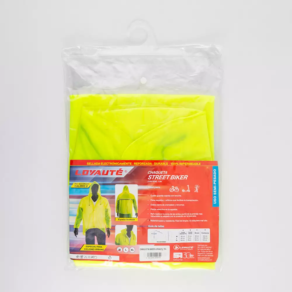 Chaqueta Impermeable Bicicleta M Pvc Biker Tm
