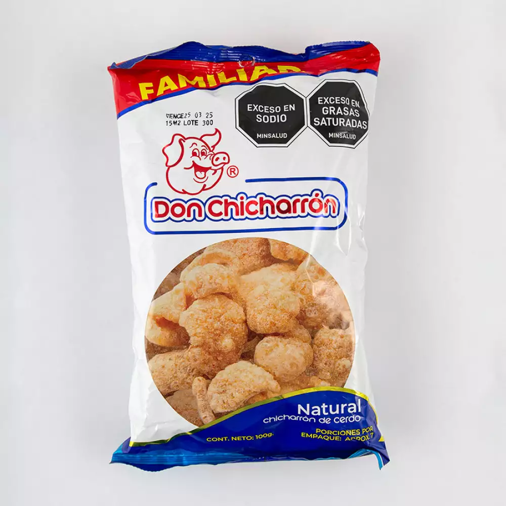 Chicharron Don Chicharron Tradicional  100 Gr  Natural