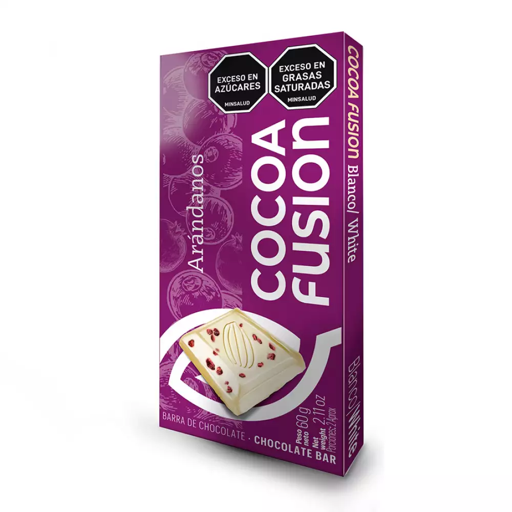 Chocolate Cocoa Fusion 60 Gr Arandano Tableta0406