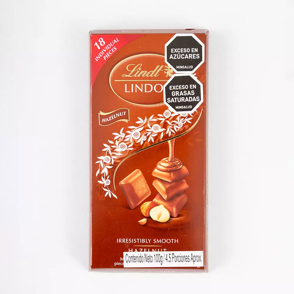 Chocolate Lindt Tableta 100 Gr Avellana 8500