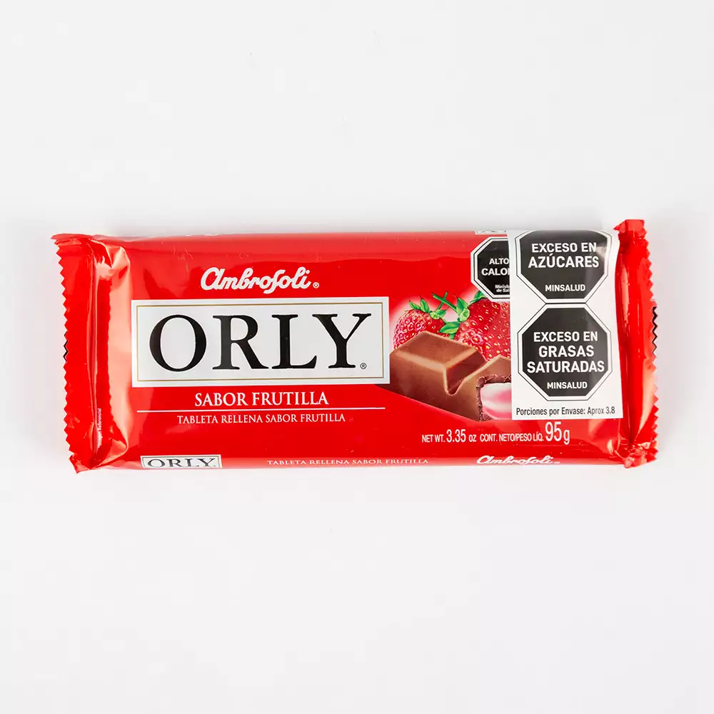 Chocolate Orly 95 Gr Fresa 3001