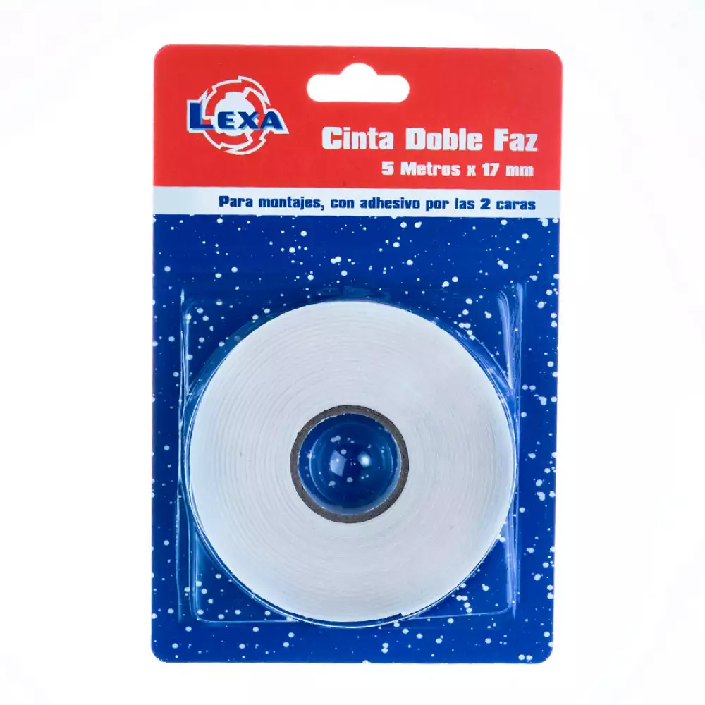 Cinta Doble Faz Lexa 17Mm 5 Mts 01 2004