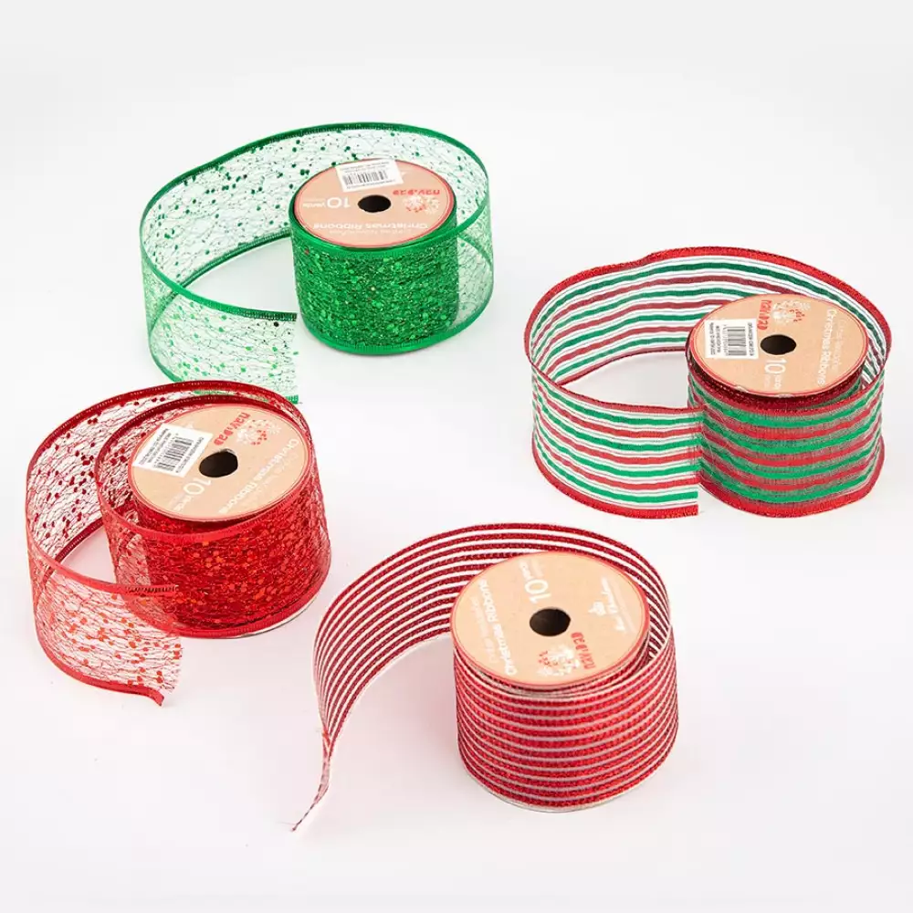 Cinta Nav Rojo-Verde Surtido 6Cmx10Yds Miro 831-Xm