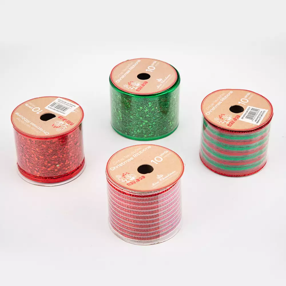 Cinta Nav Rojo-Verde Surtido 6Cmx10Yds Miro 831-Xm