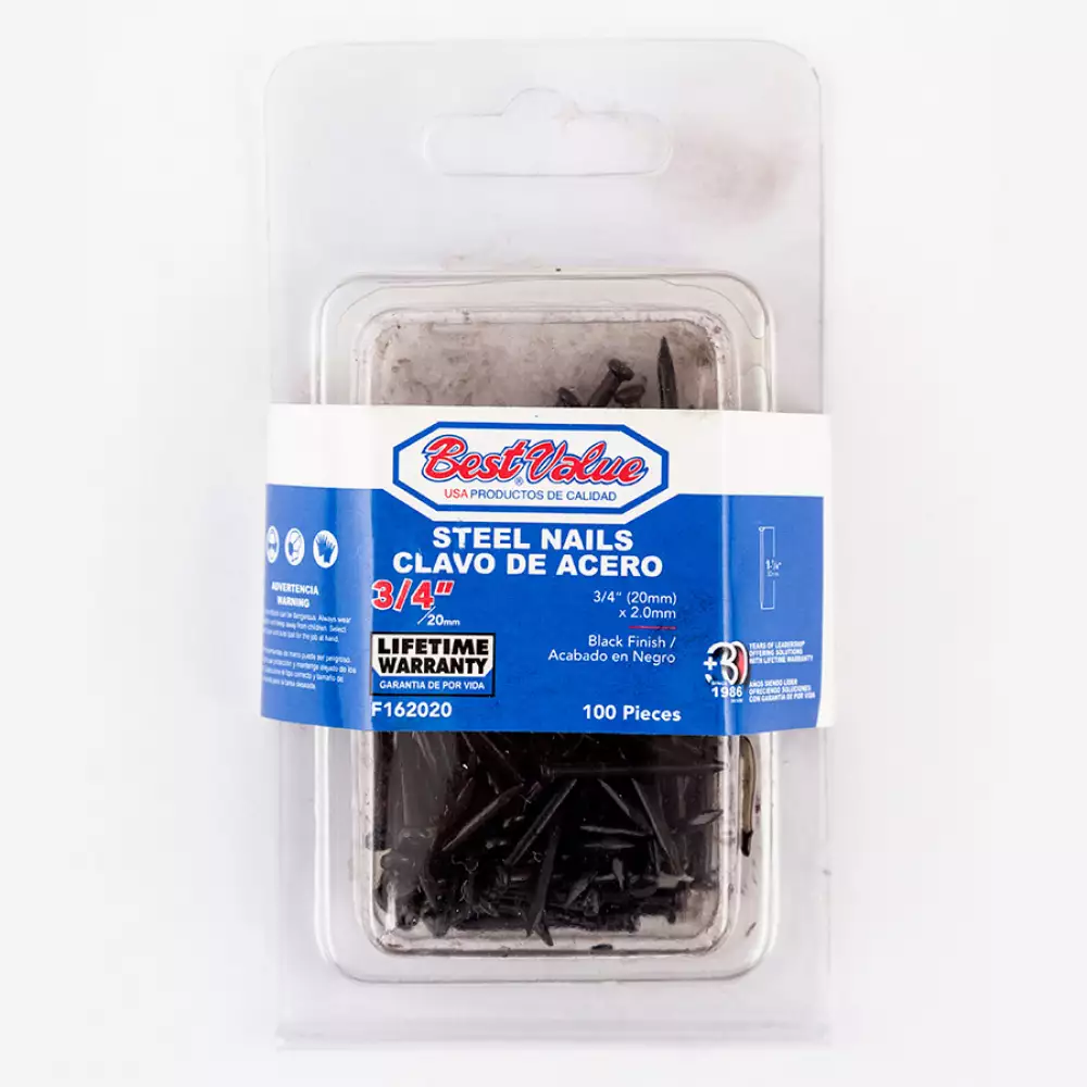 Clavo Best Value F162020 De Acero 2.0Mmx19Mm 100 Piezas