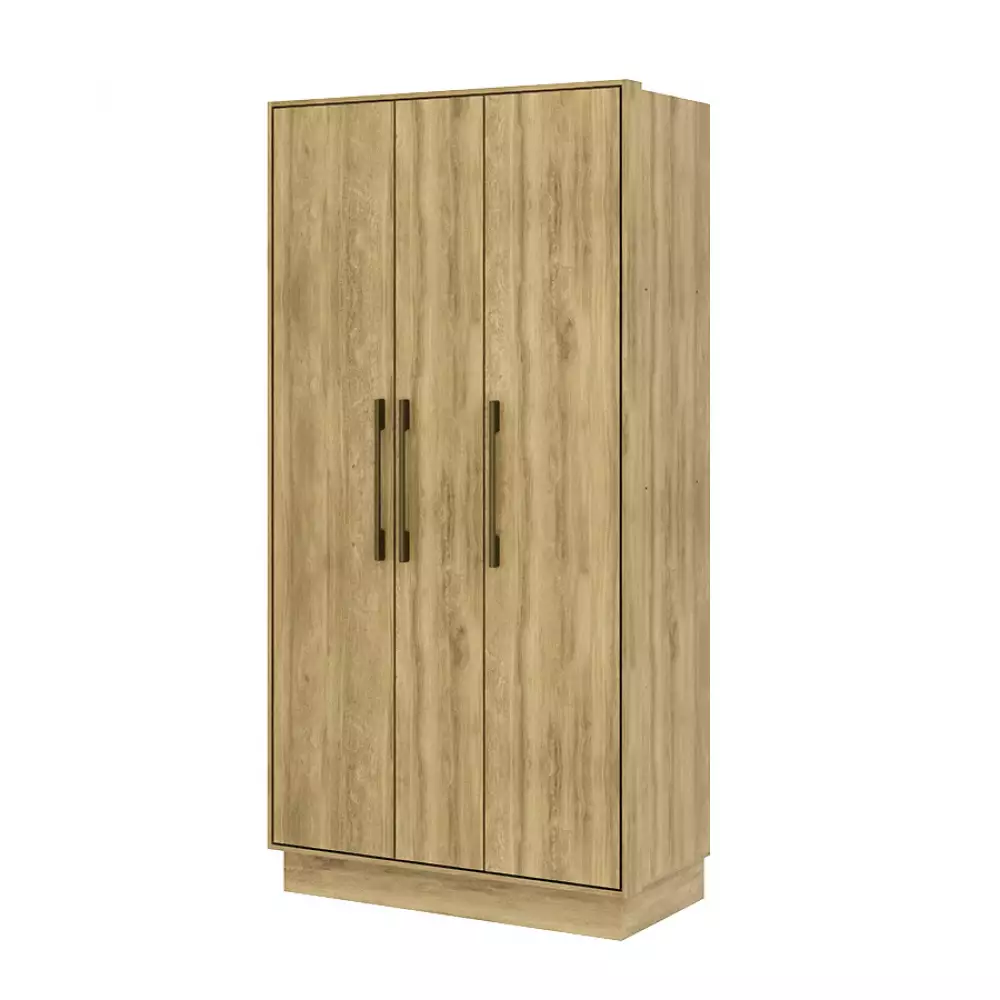 Closet Bertolini 92X182X45Cm Cafe 100% Mdp 113519360