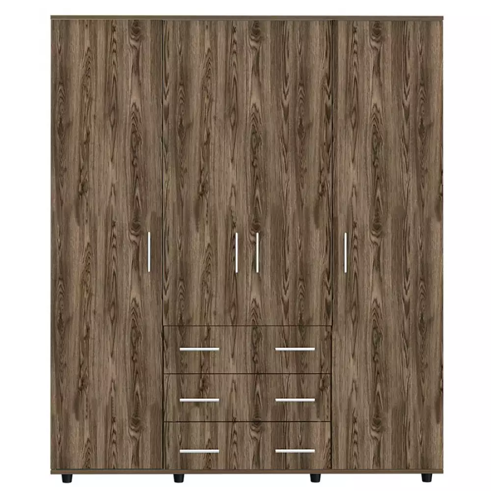 Closet Fontan Rta 180X150X50 Cm Coñac/Blanco