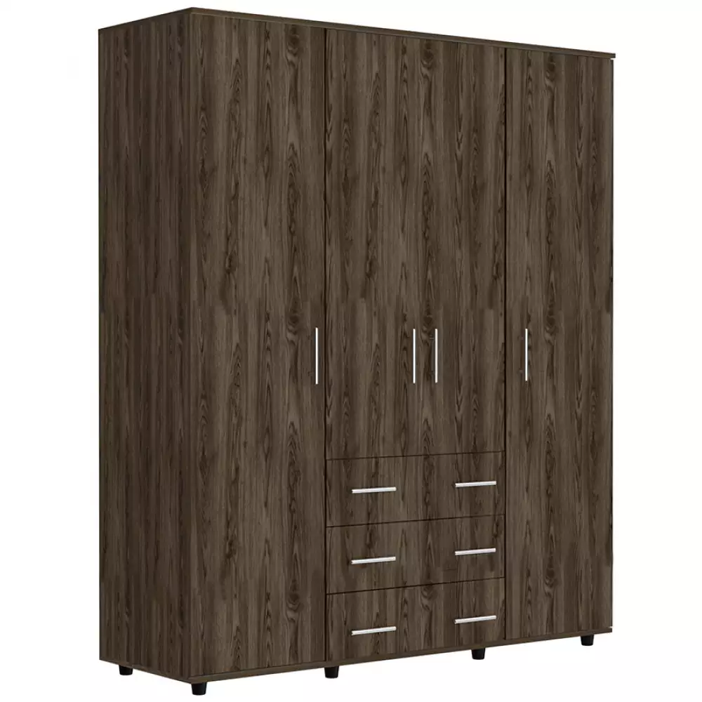 Closet Fontan Rta 180X150X50 Cm Coñac/Blanco