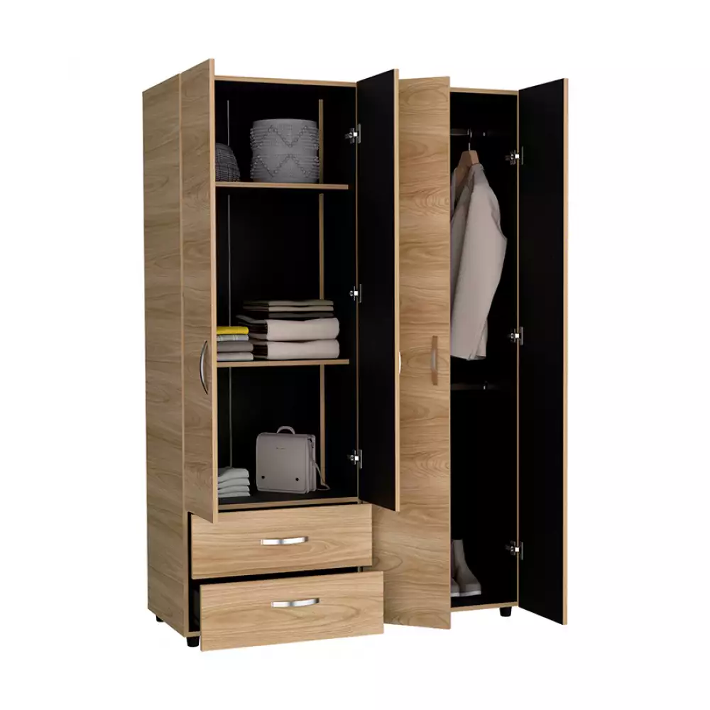 Closet Rta Design Ankora 4 Puertas 120X180X47Cm Madera Mdp Cfw