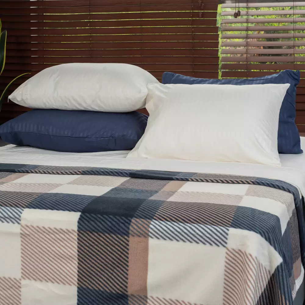 Cobija Dani Fenissa   Queen  Beige  100% Microfibr