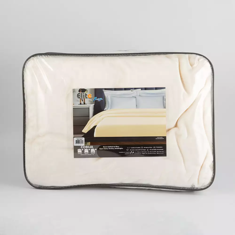 Cobija Fenissa   Doble  Beige  100% Microfibra