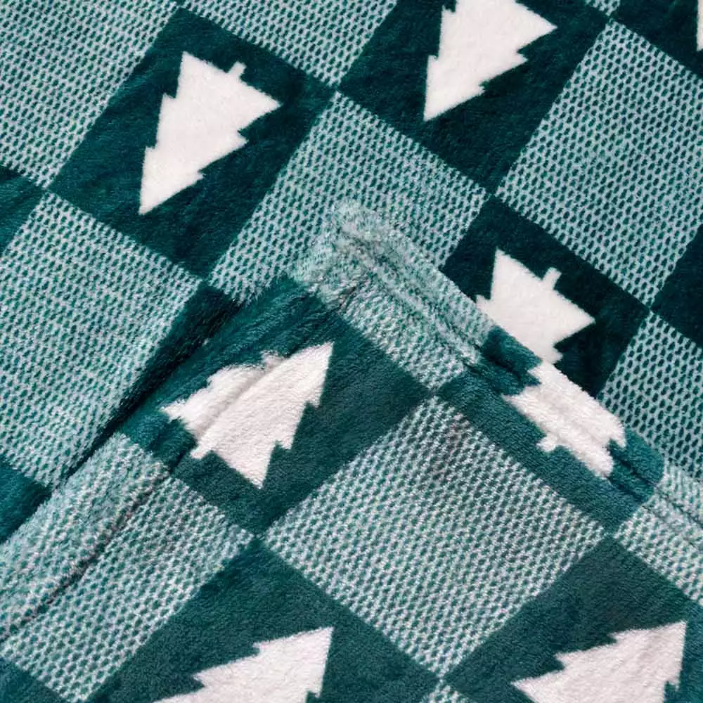 Cobija Viajera Kamuchy Flannel Sherpa Copos 130X150Cm Rojo Blanco