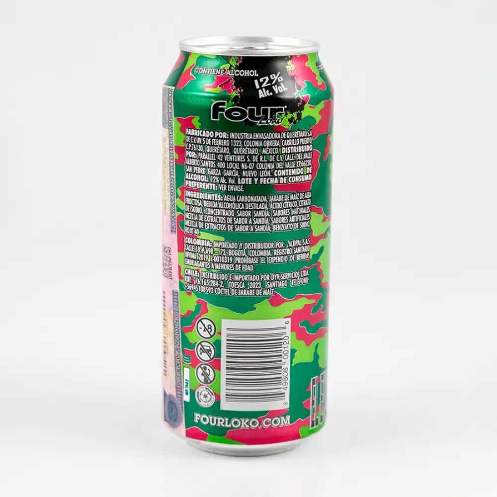 Coctel Four Loko Sandia 473 Ml 1206
