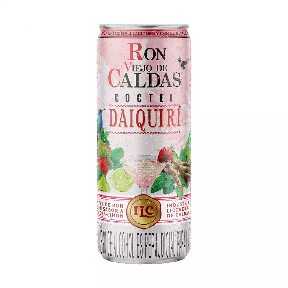Coctel Viejo De Caldas Daiquiri 295 Ml Fresa 9847