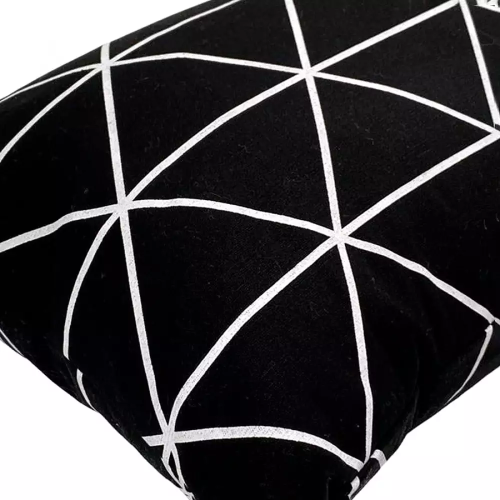 Cojin Concepts Eclectic 50x30cm Negro Algodon