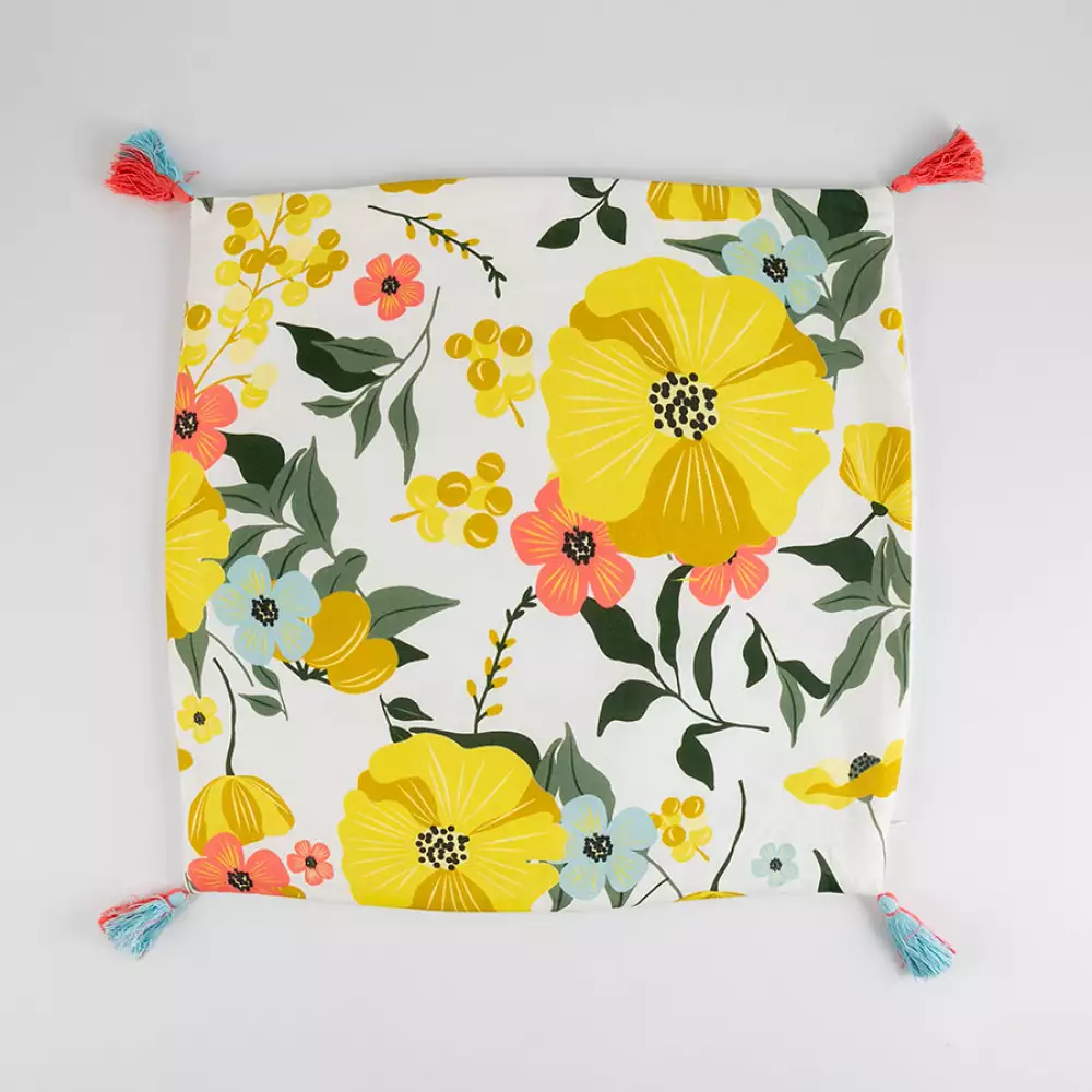 Cojin Expressions 45x45cm Algodón Estampado Flora