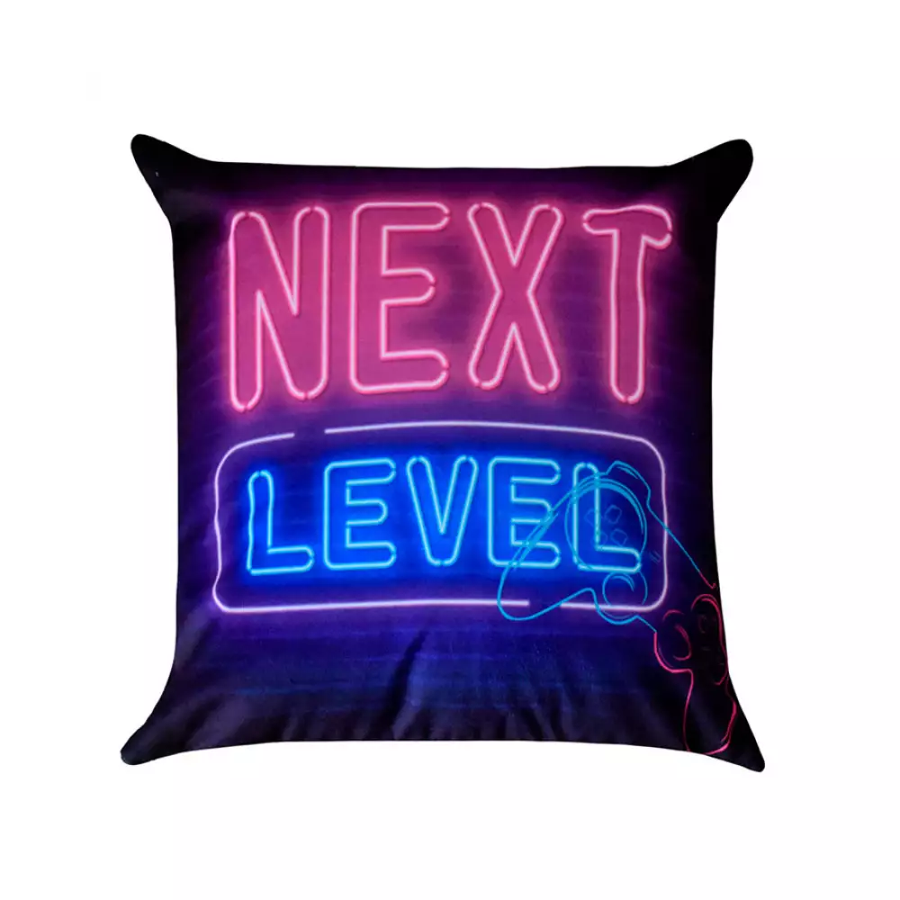 Cojin Expressions Digital 45X45Cm Negro Poliester Level