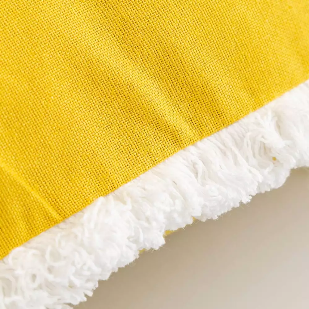 Cojin Expressions Flora 45X45Cm Amarillo Algodon Sd-3261