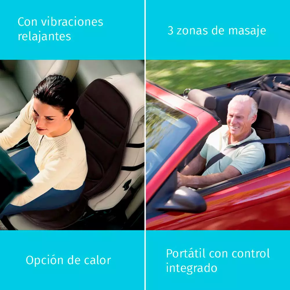 Cojín Masajeador Homedics Con Vibración Bkp-112-Thp