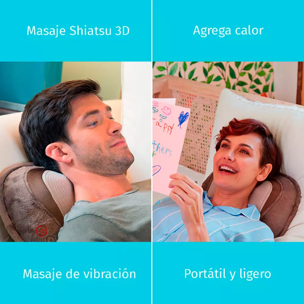 Cojin Masajeador Homedics Lumbar Shiatsu
