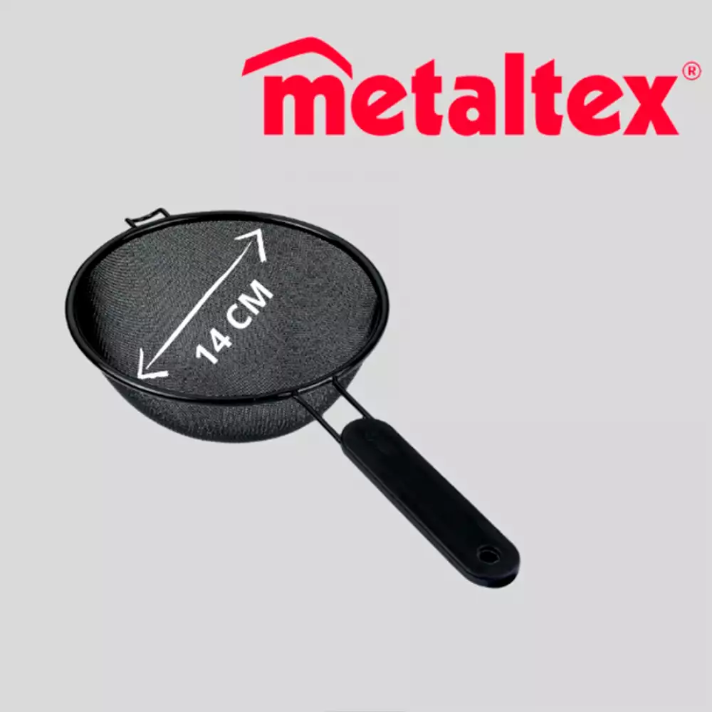 Colador 14Cm Aluminio Antiadherente Metaltex