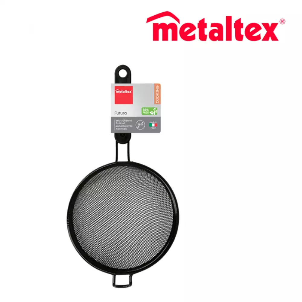 Colador 16Cm Aluminio Antiadherente Metaltex