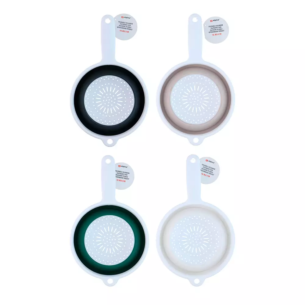 Colador Plegable Alpina 22.5 Cm Polipropileno 871125255251