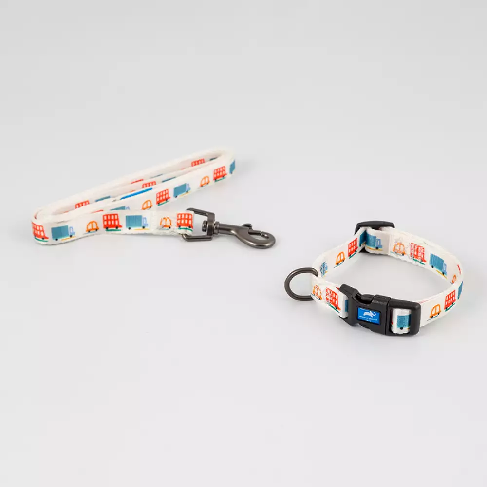 Collar + Correa Animal Planet Surtido M 5/8X10-14 5-511