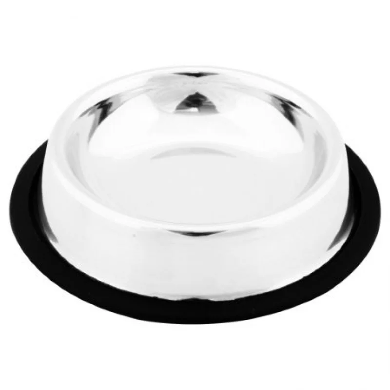 Comedero Pequeño Para Mascotas  Plateado