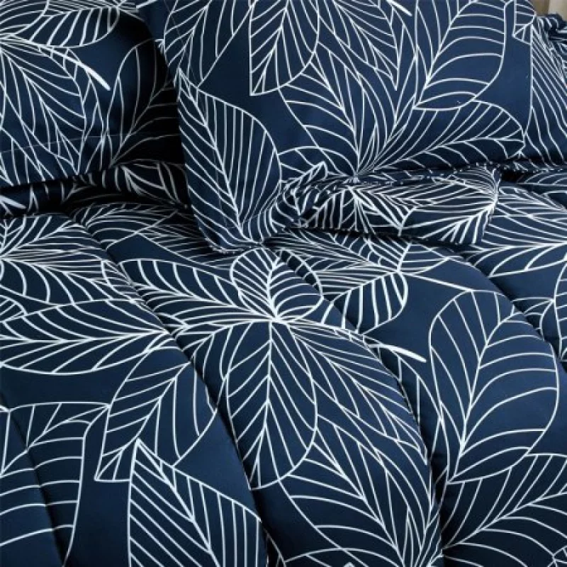 Comforter Expressions Sencillo Darkleaves Azul 209192
