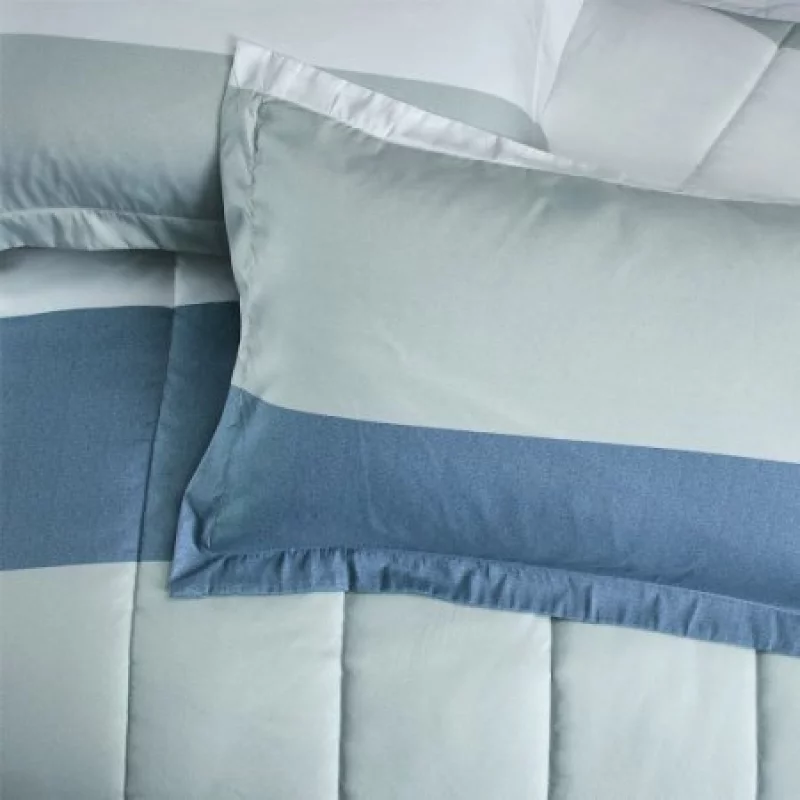 Comforter Expressions Sencillo Nap Rayas Azul 209196