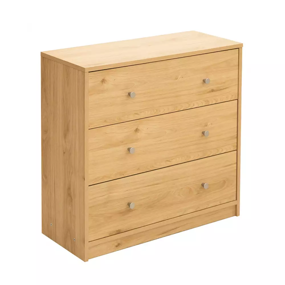 Comoda + Mesa Noche Tvilum 35X60X11Cm Roble Aglomerado 70332Hl