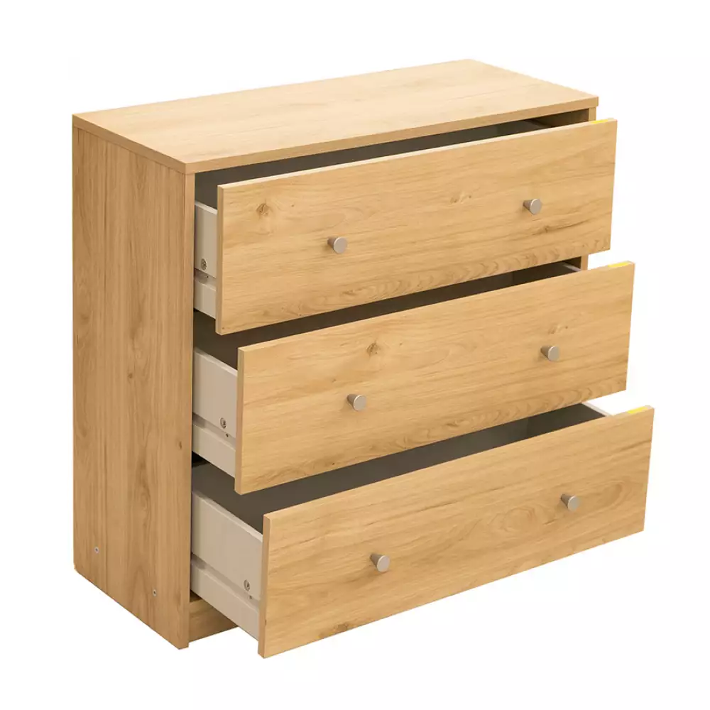 Comoda + Mesa Noche Tvilum 35X60X11Cm Roble Aglomerado 70332Hl